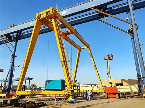 UAE 30-ٹن RTG کرین کی تنصیب کا کیس